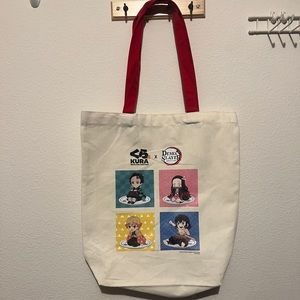 LIMITED EDITION Demon Slayer slayer X Kura Sushi Tote Bag